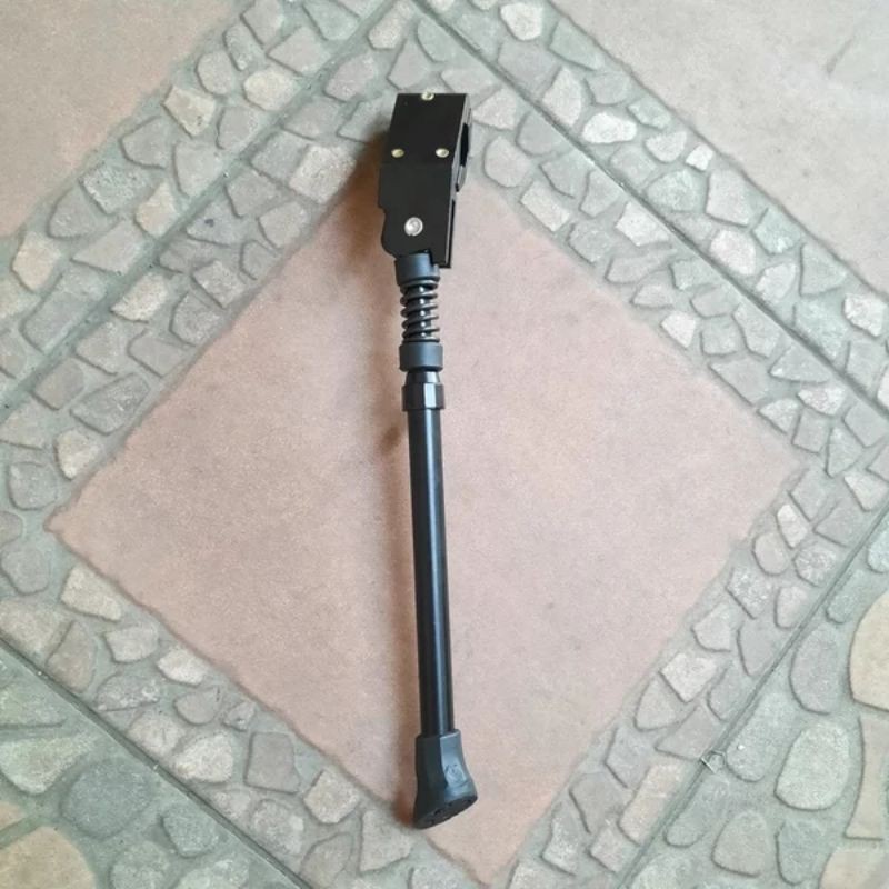 STANDAR SAMPING SEPEDA FEDERAL ALLOY HITAM BIKE STAND SOLDIER