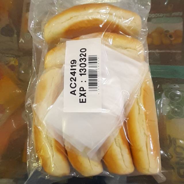 

Bernardi roti plan roll isi 6pcs (roti hot dog)