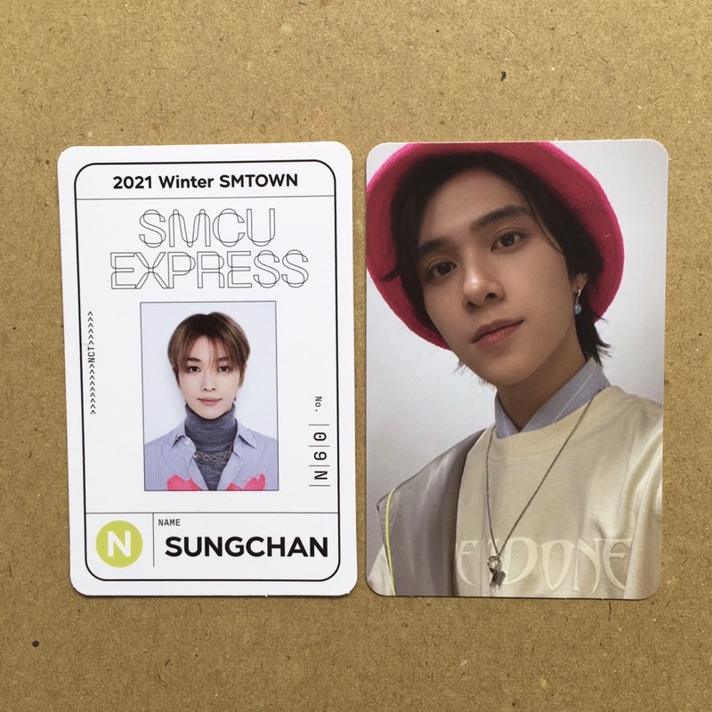 [ Ready Bundle ] Photocard Hendery + passcard sungchan SMCU NCT day time pass winter SM Town daytime