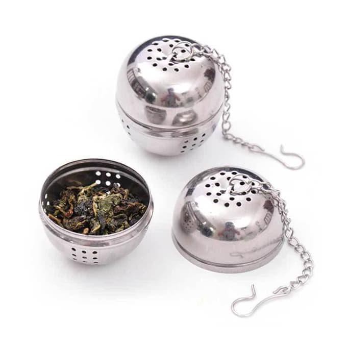 Stainless Steel Tea Ball Filter Infuser Saringan Teh Bola Filter Teh