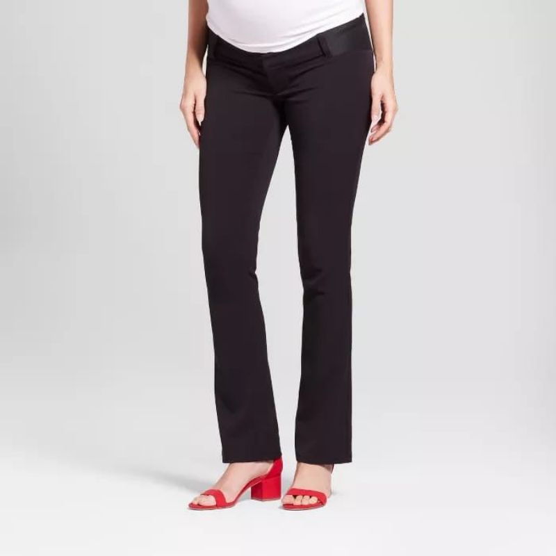 bootcut maternity trousers