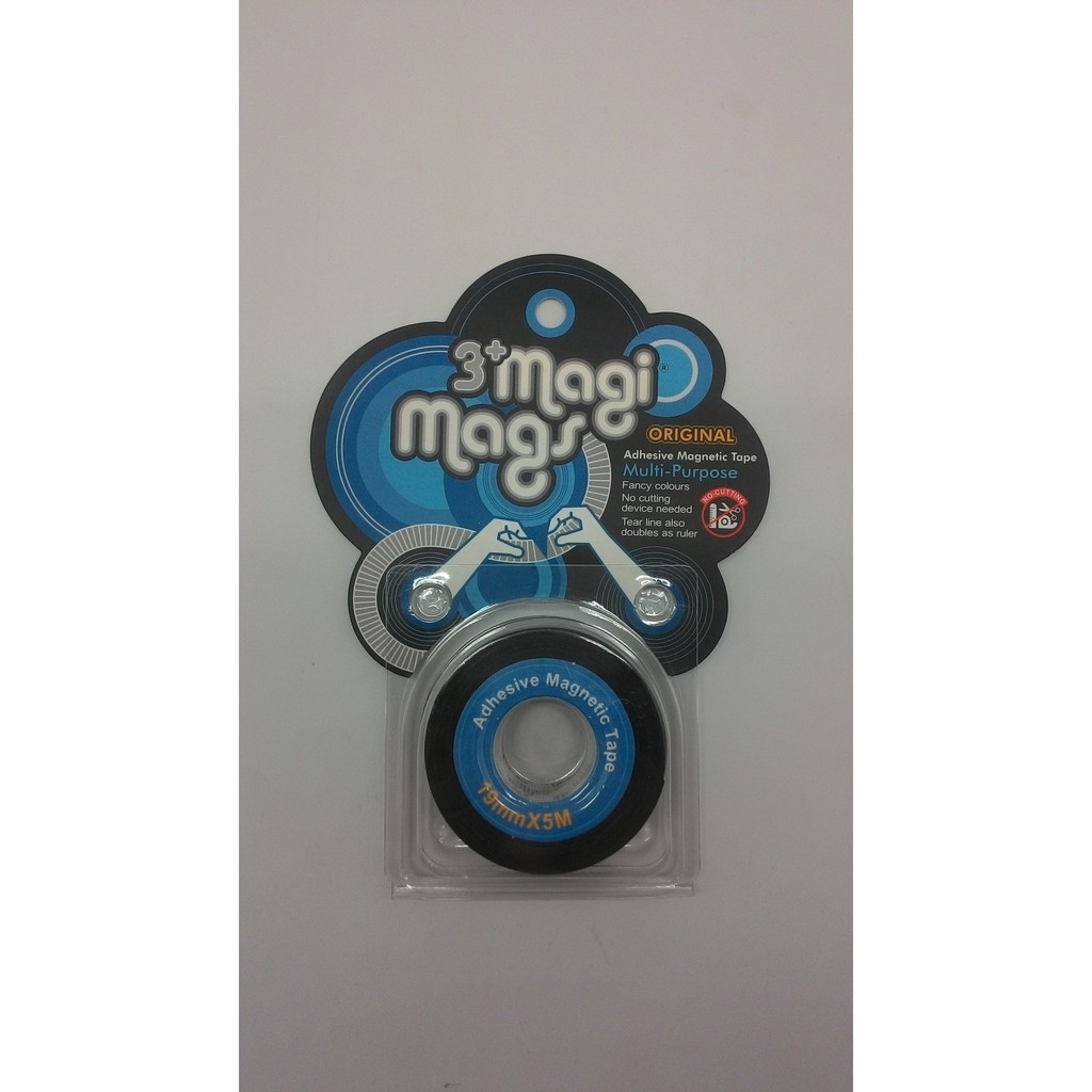 

Double Tape Magnet Biru Metalik