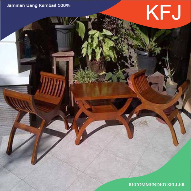 kursi teras yuyu jati