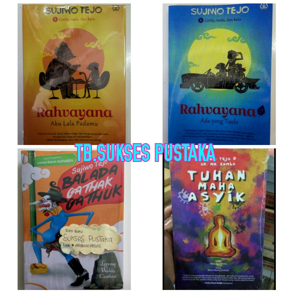 Paket 4 Buku Sujiwo Tejo Tuhan Maha Asyik Balada Gathak Gathuk