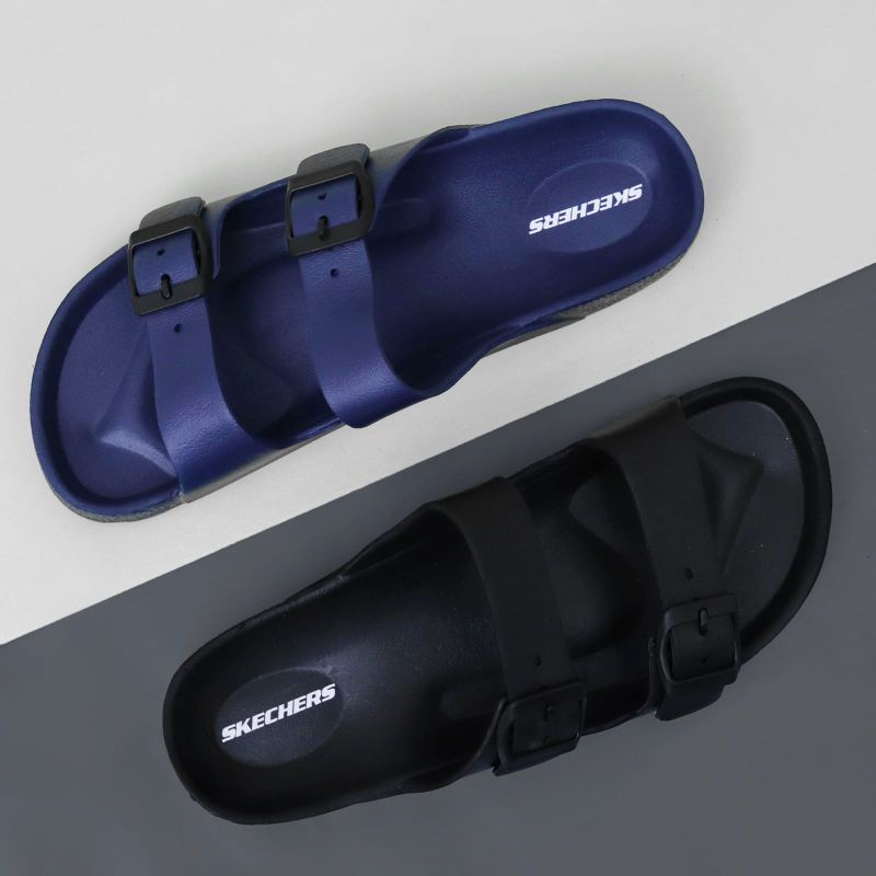 Sandal Birken Skech Men Sendal Pria Skech Tali Strap Slip On