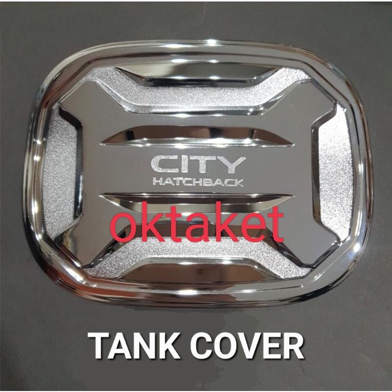 tank cover City Hatchback 2021 2022 premium chrome