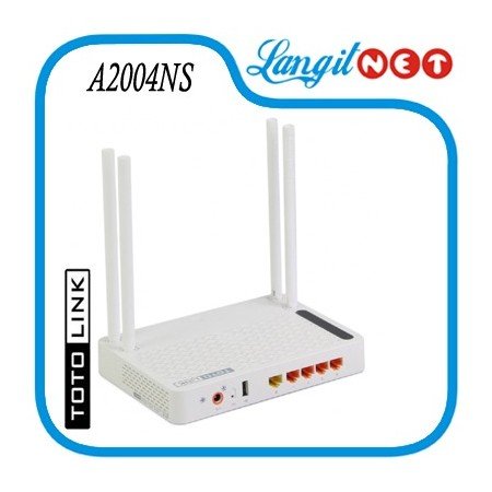 TOTOLINK A2004NS AC1200 WIRELESS DUAL BAND GIGABIT ROUTER