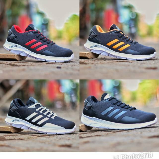  SEPATU  SPORT RUNNING  ADIDAS QTR PRIA WANITA TERBARU 