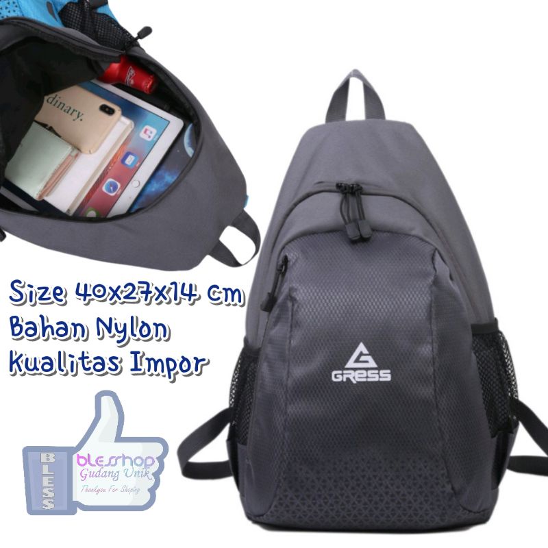 BLESSHOP Tas Sekolah Cowok Cewek Tas Ransel Tas Gunung