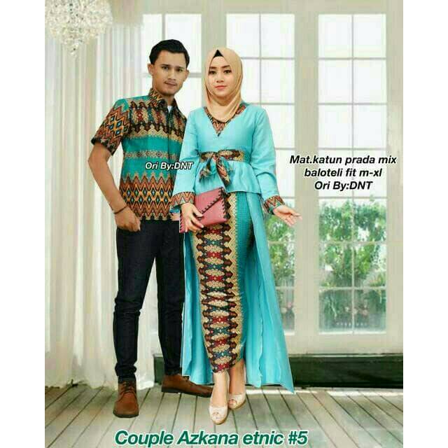 Batik Couple Princess Azkana Etnic #5,batik Couple Longcardi Naomi