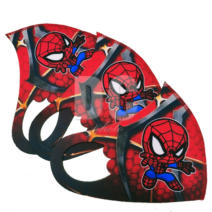 Masker Anak Scuba Premium Motif Spiderman Doraemon Superman Mobile Legends (Bisa Pilih Motif)