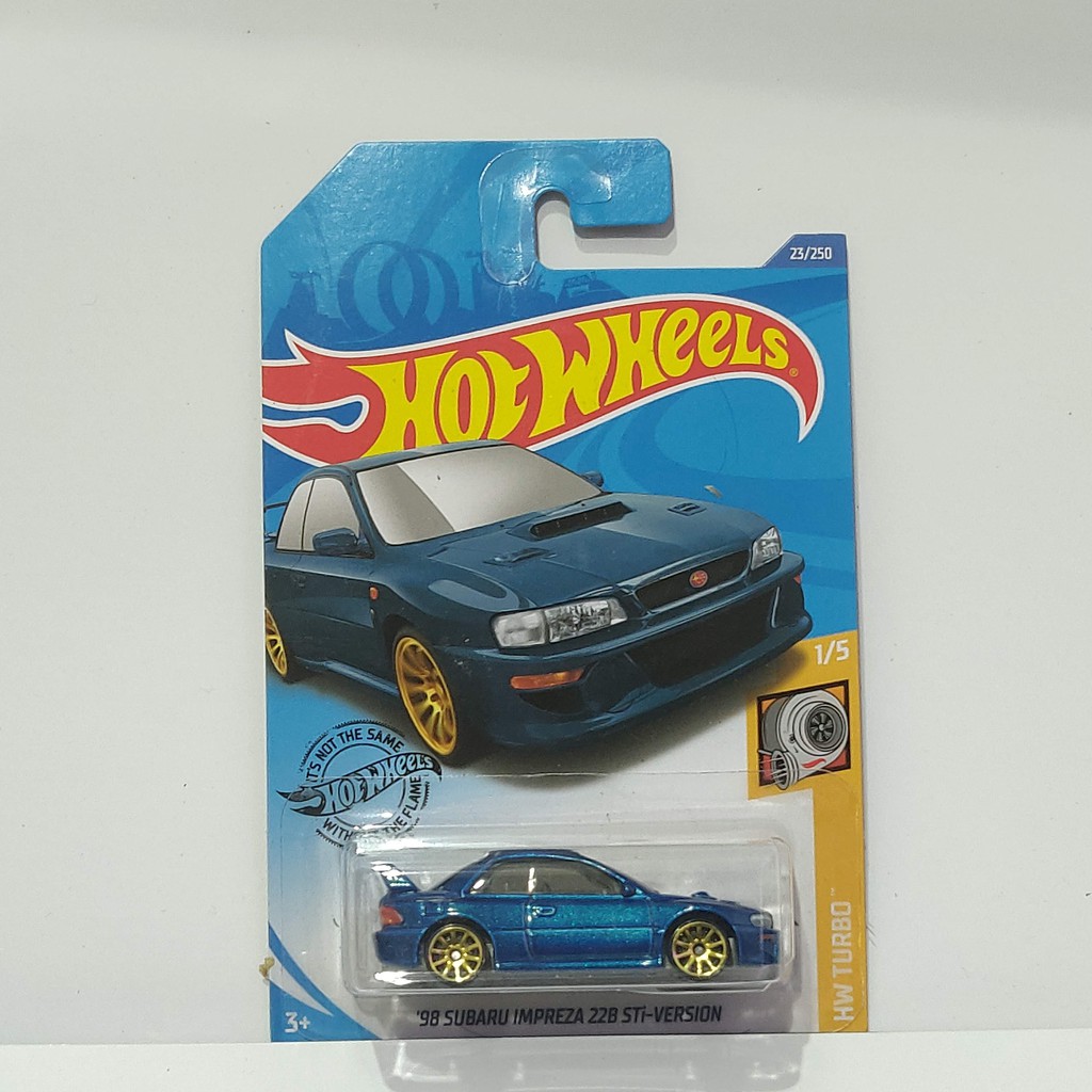 Hotwheels Subaru Impreza 22B STI Biru