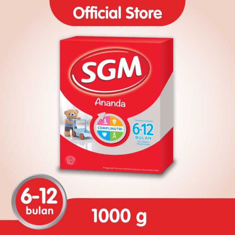 SGM 6-12 Bulan Ananda 1000g