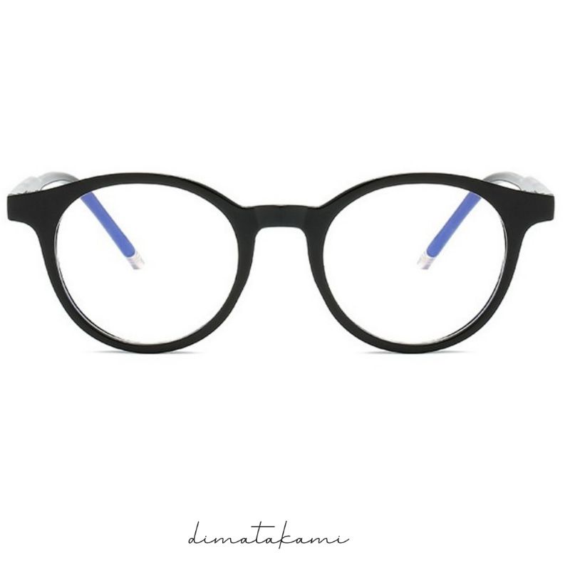 KACAMATA BULAT / FRAME BULAT / KACAMATA BLUERAY / FRAME KACAMATA PLASTIK / KACAMATA PRIA WANITA /KAC