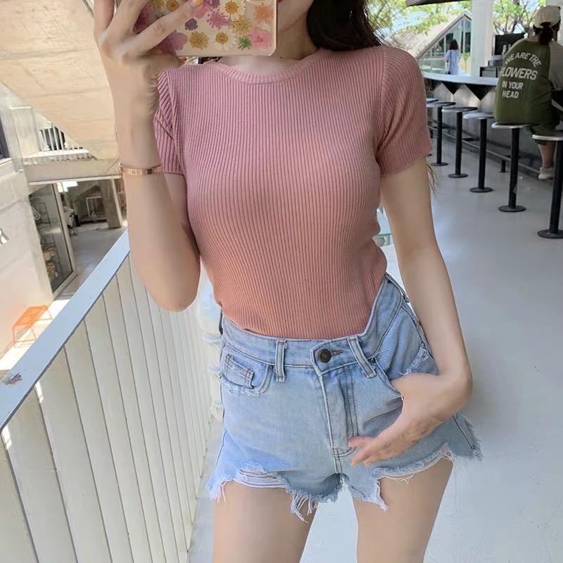 Basic knit oneck import - Thejanclothes