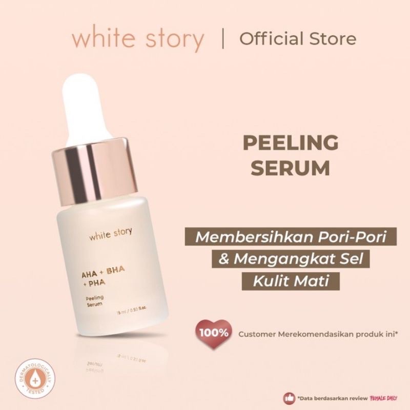 Bisa COD - White Story Paket Cream Wajah Brightening &amp; Acne Original