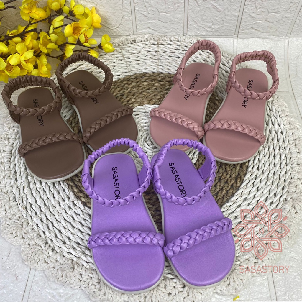 SEPATU SANDAL ANAK PEREMPUAN KEPANG LUCU 1 2 3 TAHUN KA04