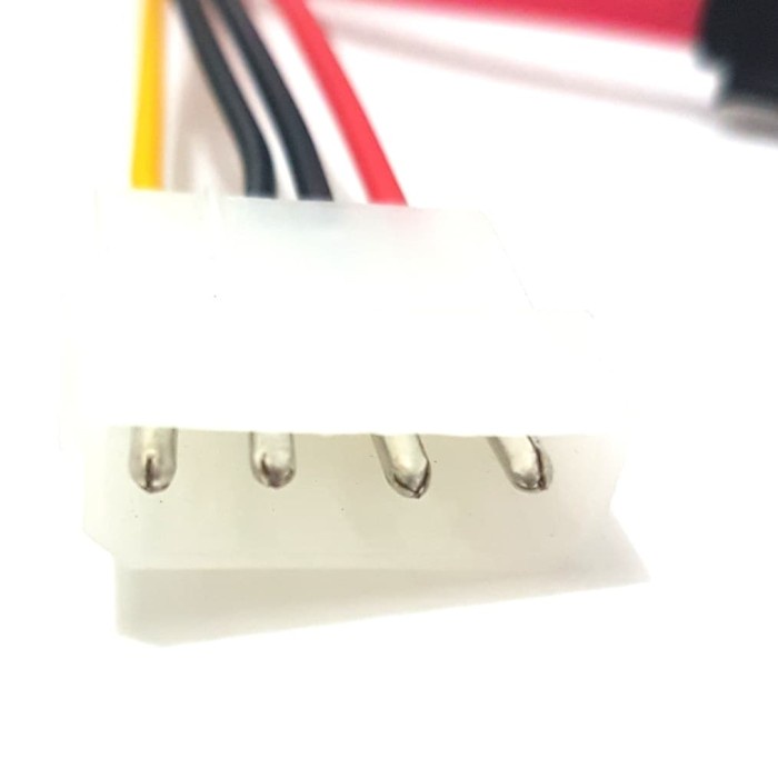 Sata Data Molex Power extension cable combo hdd ssd male female