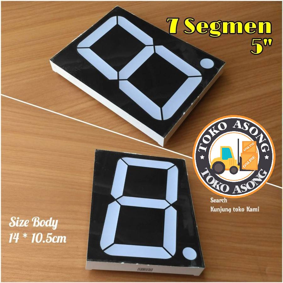 seven 7 segmen 5 inc merah segment 5" seven 7 segmen 5 inc