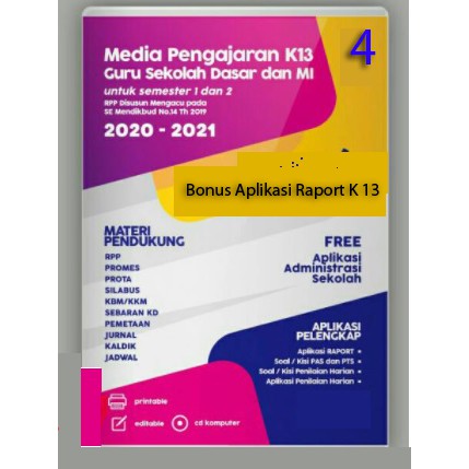 RPP 1 Lembar SD/MI Kelas 4 Tematik Perangkat Terbaru Kurikulum 2013