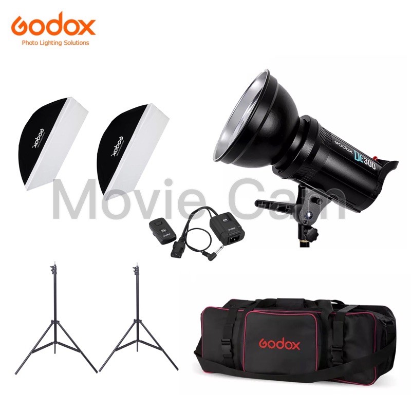 Godox DE300/ Godox DE-300 Flash Lighting Studio Kit