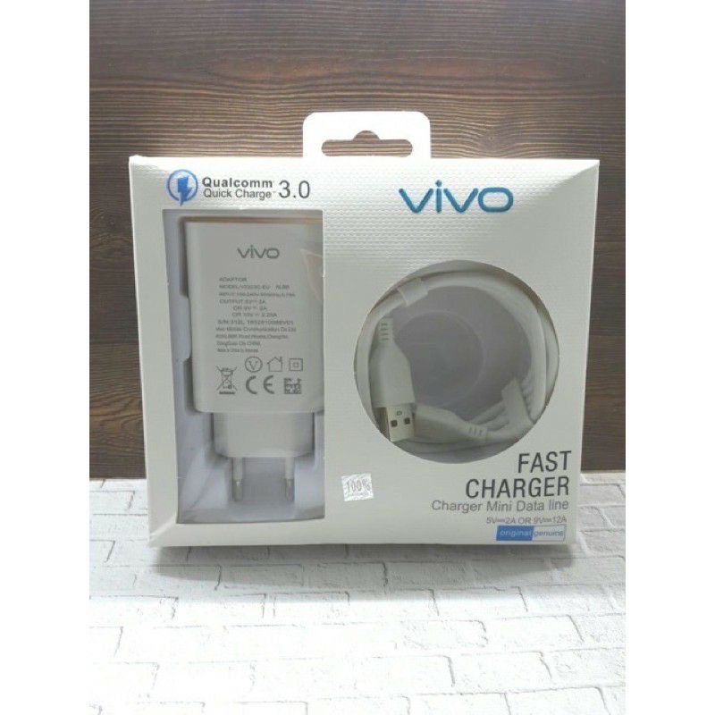 Charger ORI Vivo USB TYPE-C Fast Charging Cas/Casan/Travel Charger