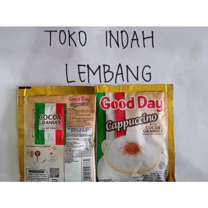 

[PROMO] GOOD DAY CAPPUCCINO 25 GR 'GROSIR'