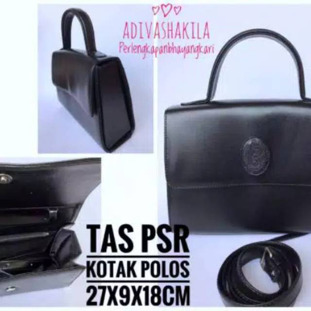 Tas psh bhayangkari hitam elegan