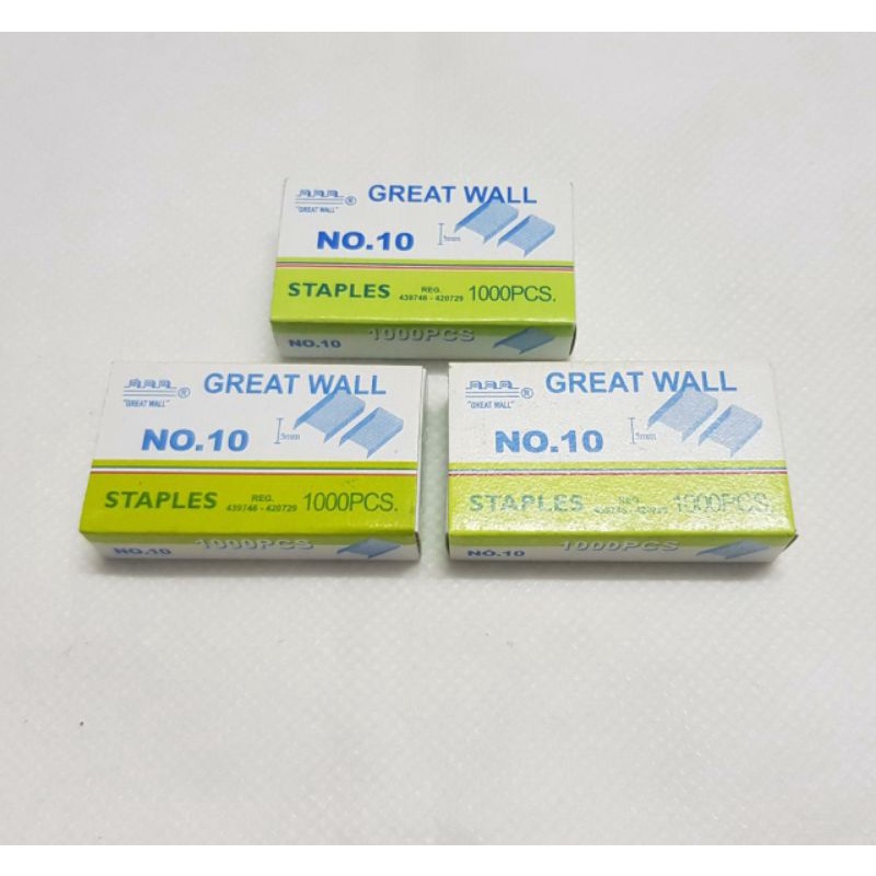 

ISI / REFILL STAPLES / STAPLER NO 10