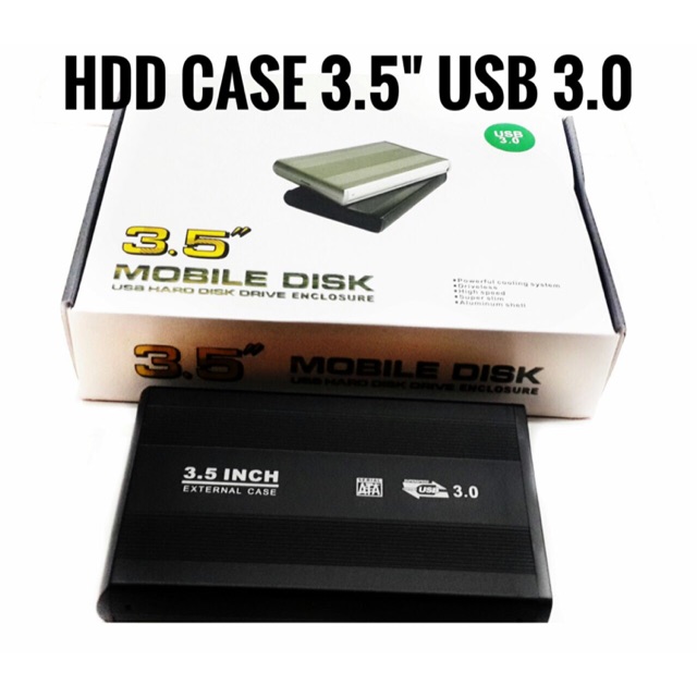 Casing hdd eksternal Komputer - cpu 3.5 inch usb 3.0 murah / external case hardisk sata