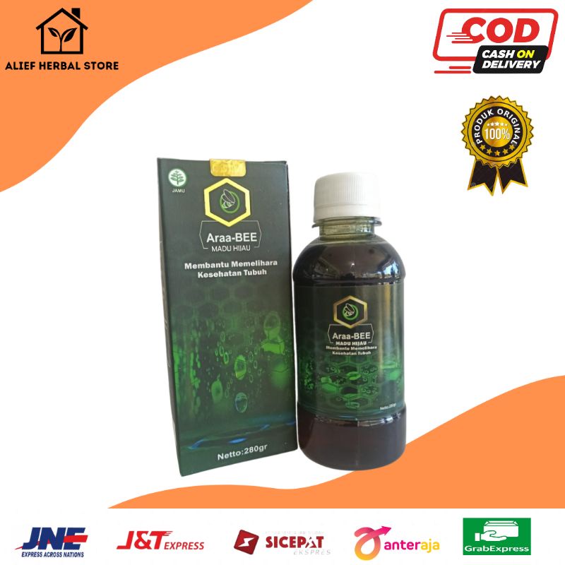 

Madu Hijau Araa Bee 280gr | Atasi Maag Kronis Asam Lambung