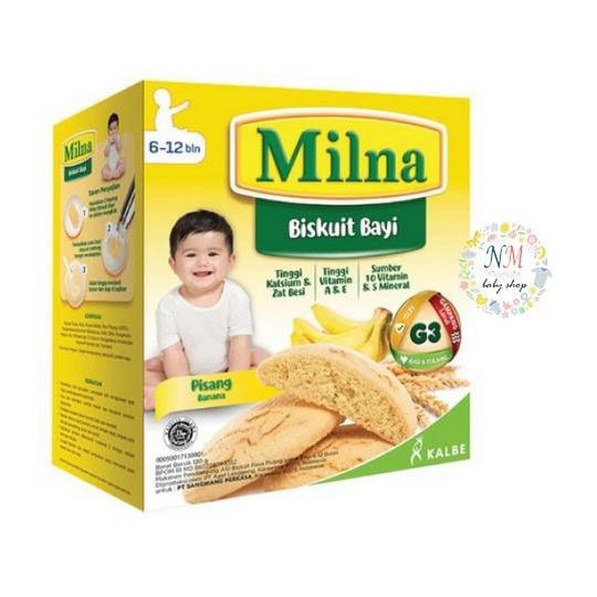 wF6Code MILNA BISKUIT BAYI USIA 6-12 BULAN W4F2 (siap Kirim)