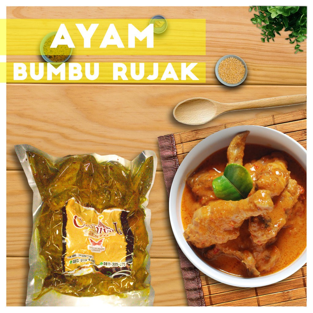 

AYAM RUJAK 1 EKOR PRAKTIS, ENAK & MURAH / AYAM BUMBU RUJAK / AYAM RUJAK FROZEN FOOD