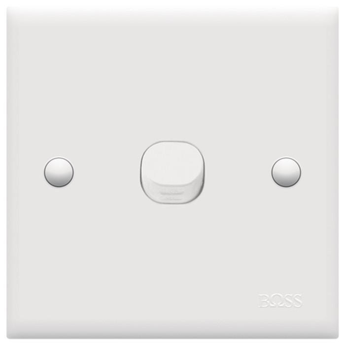 Saklar engkel tunggal boss model clipsal