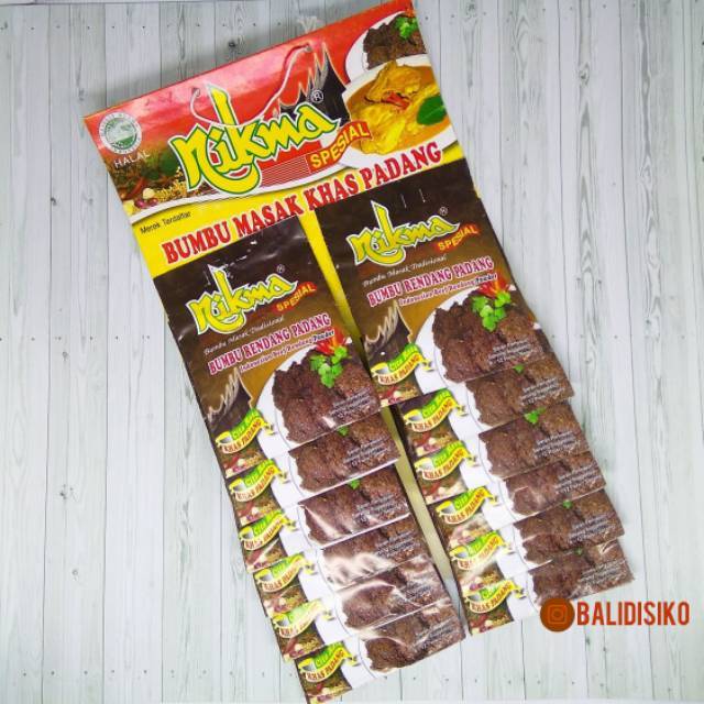 

Bumbu Rendang Padang 12 Sachet @ 20 gr, 240 gr