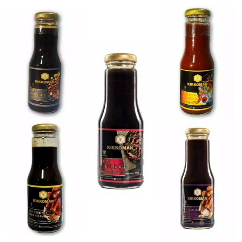 

Kikkoman Sauce BBQ Bulgogi Teriyaki Lada Hitam Pedas Korea Gochujang