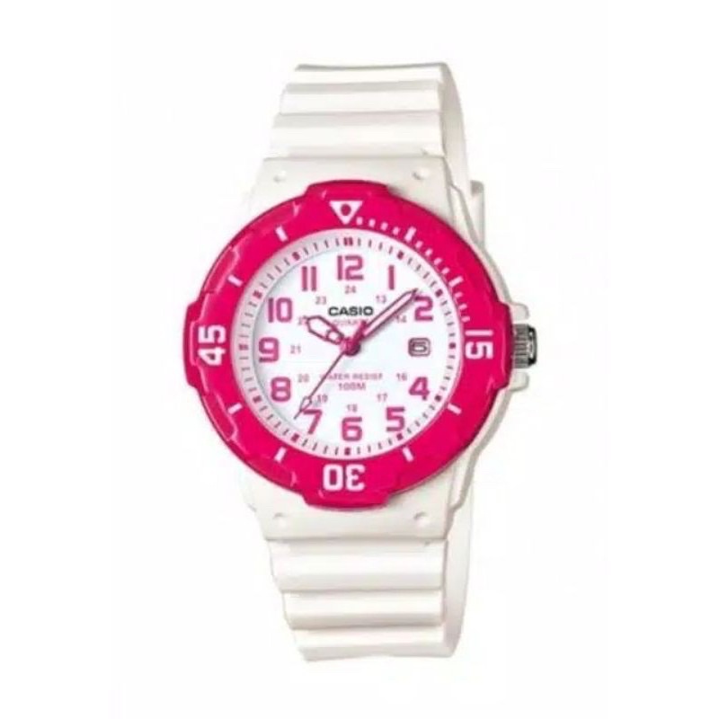 Casio Original LRW-200H-4B/ LRW200H-4B Jam Tangan Analog  Wanita Karet ORIGINAL BUKAN BM