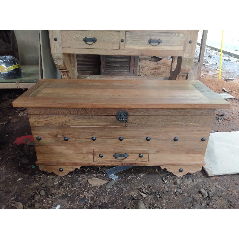 Nakas Peti Jati Antik 1 Laci