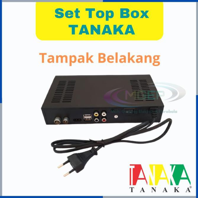 Set Top Box Tanaka DVB T2 support antena digital / uhf - Box Besi