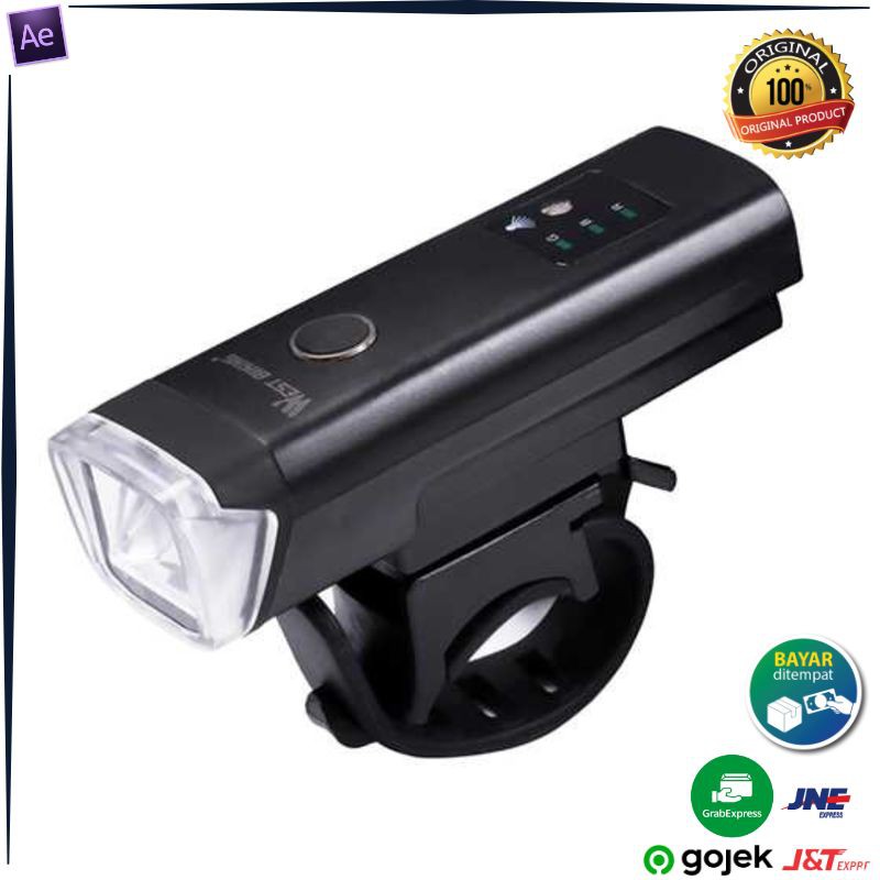 Lampu Sepeda LED USB Rechargeable XPG 350 Lumens