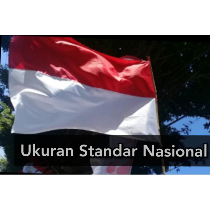 Bendera Merah Putih Ukuran Standar 120 X 80 Shopee Indonesia