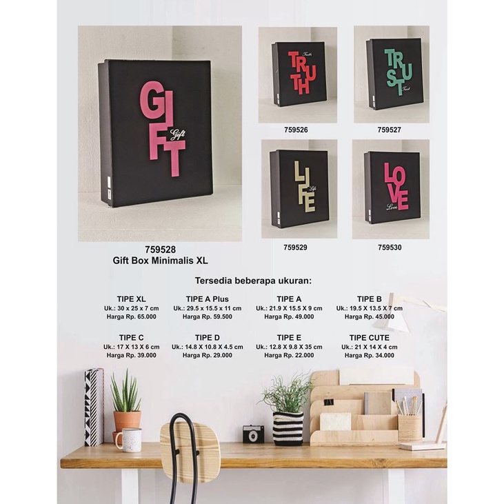 

Kotak kado/Kotak Hadiah/Gift Box Minimalis XL_Gift