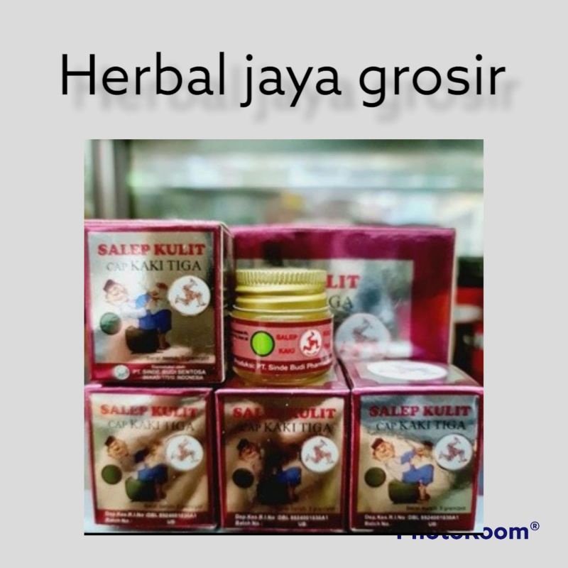 salep kulit cap kaki tiga