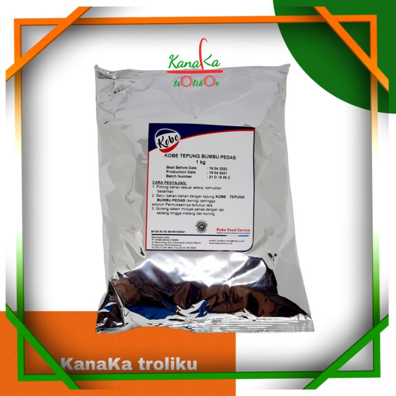 

Tepung Kobe Bumbu Pedas / Spicy 1 kg