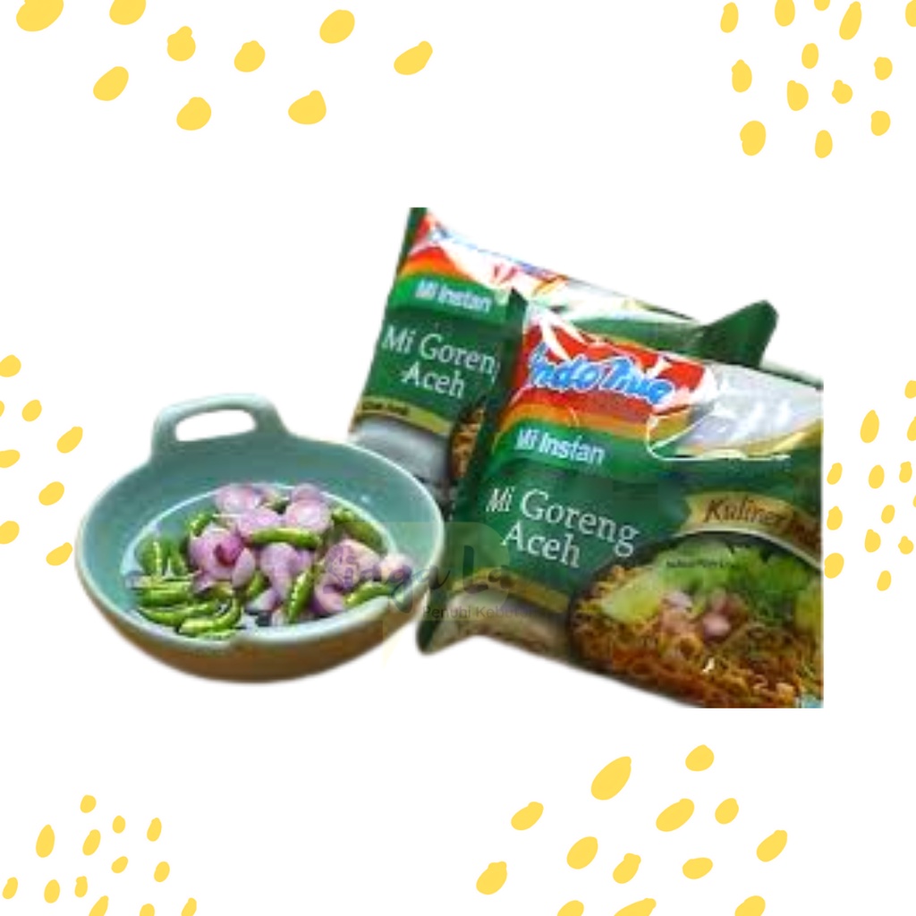 Indomie Aceh Mie Goreng 1pcs - Indomi Mie Instan