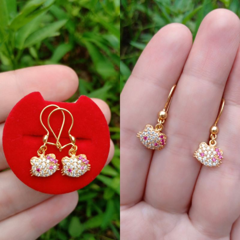 anting kait kepala helokity full mp S925