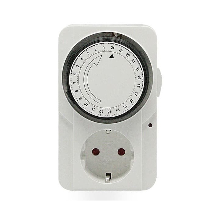 Stop Kontak Timer Analog 24hour Kenmaster Timer Listrik 24 jam - Timer Analog