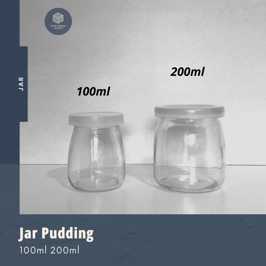 JAR PUDDING KACA 100ML | JAR PUDDING KACA 200ML