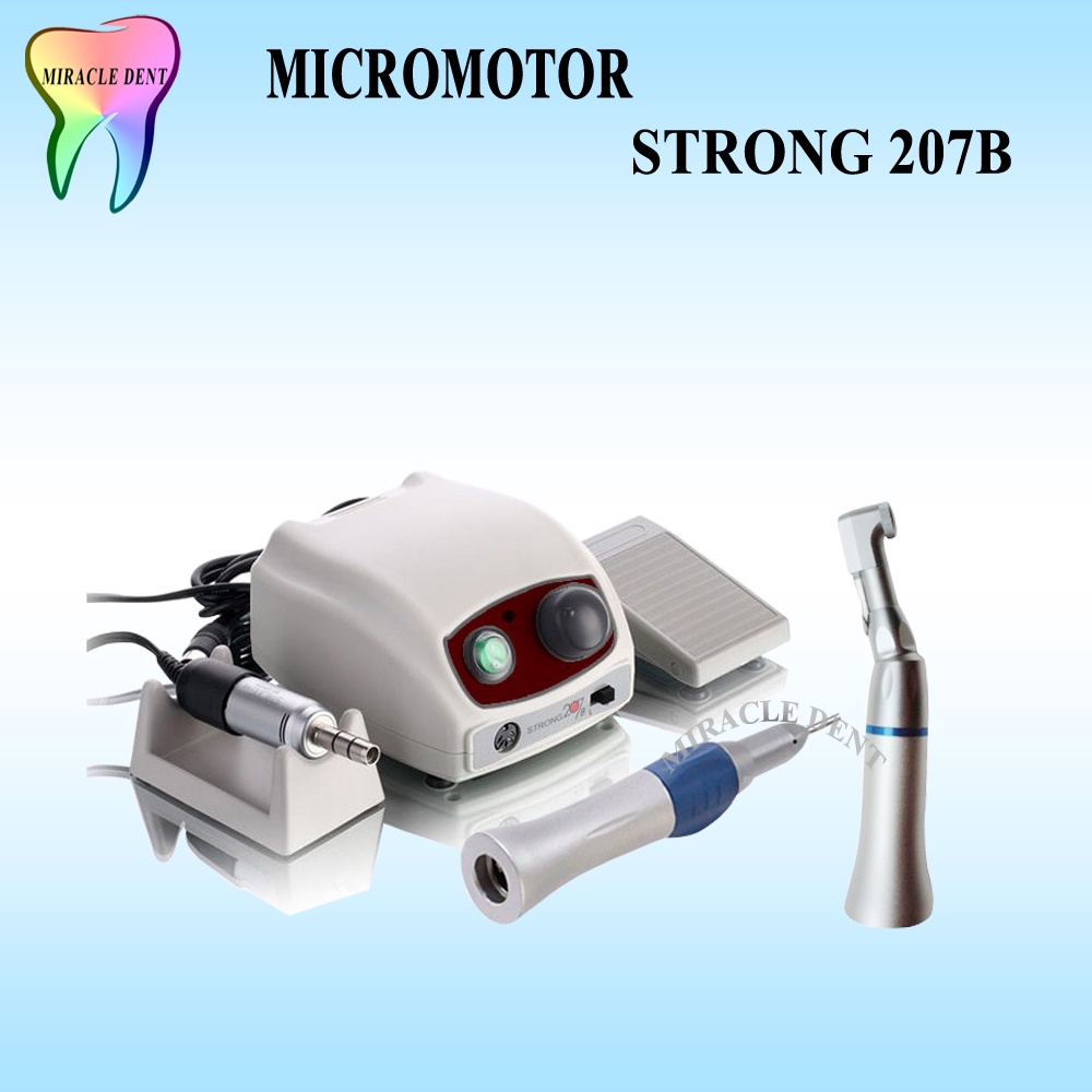 Dental Micromotor Strong 207b Mikromotor Lengkap