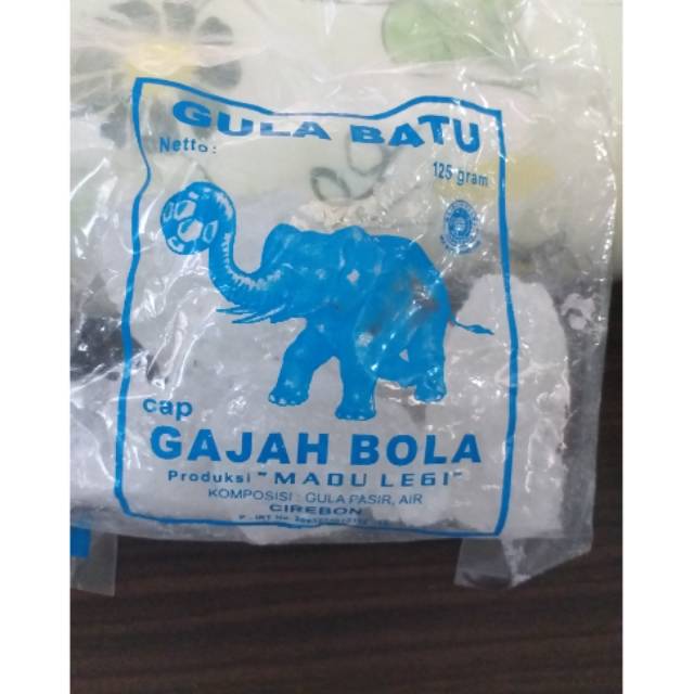 

Gula batu Cap Gajah Bola